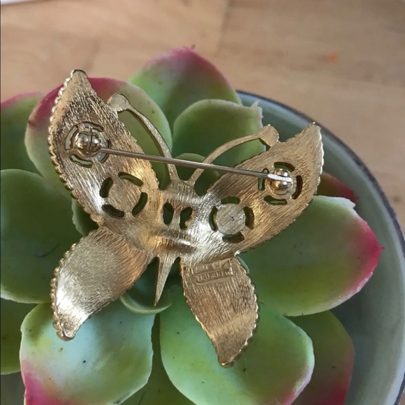 Trifari Butterfly Brooch - Picture 2 of 2